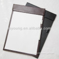 Contract A5 leather writing pad board holder